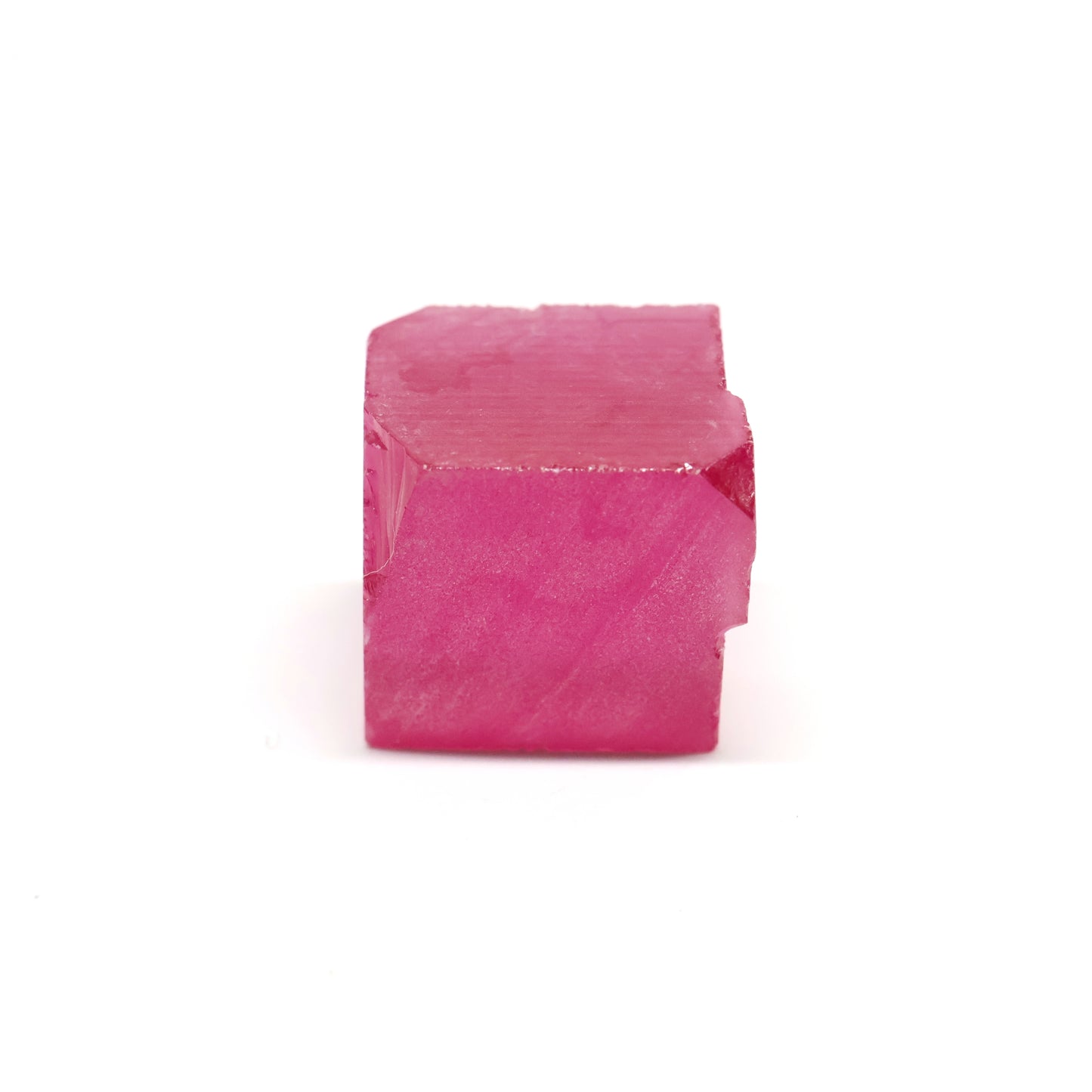 Titanium Pink Czochralski Pulled Sapphire - Grade A - Faceting Rough