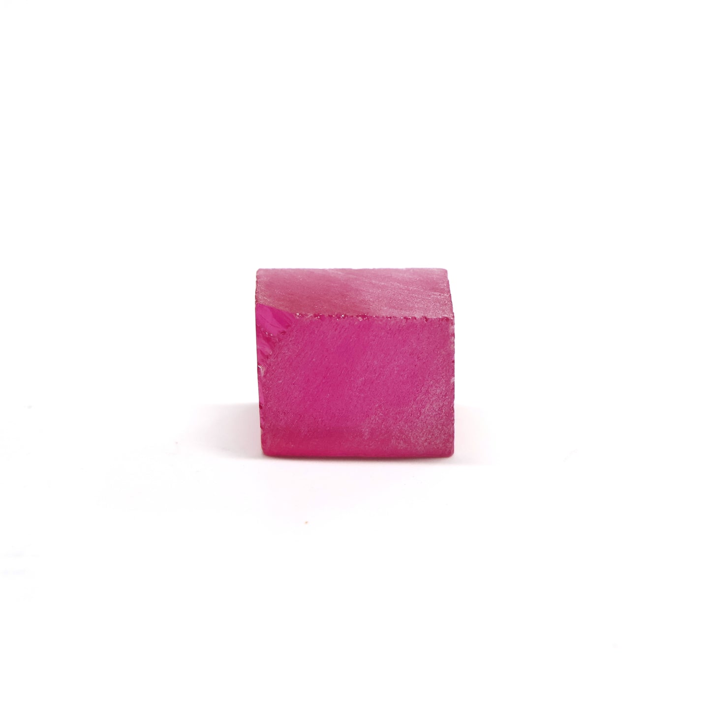 Titanium Pink Czochralski Pulled Sapphire - Grade A - Faceting Rough