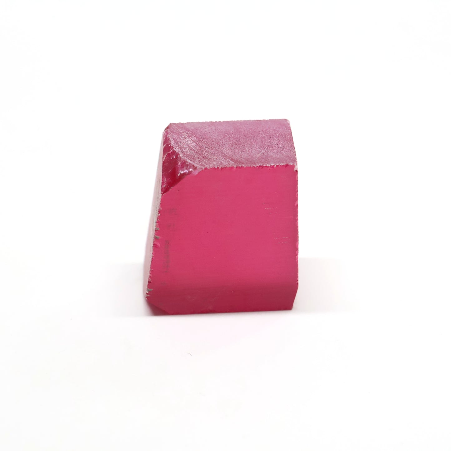 Titanium Pink Czochralski Pulled Sapphire - Grade A - Faceting Rough