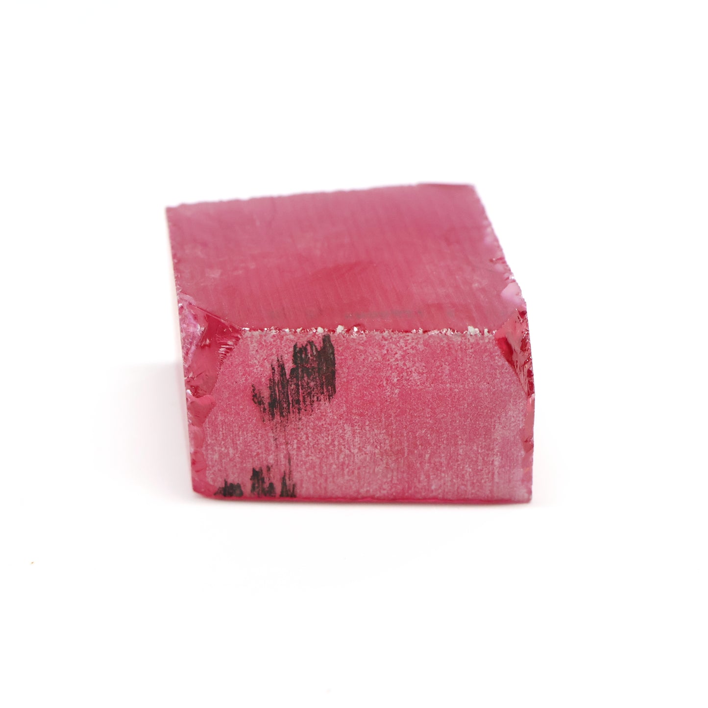 Titanium Pink Czochralski Pulled Sapphire - Grade A - Faceting Rough