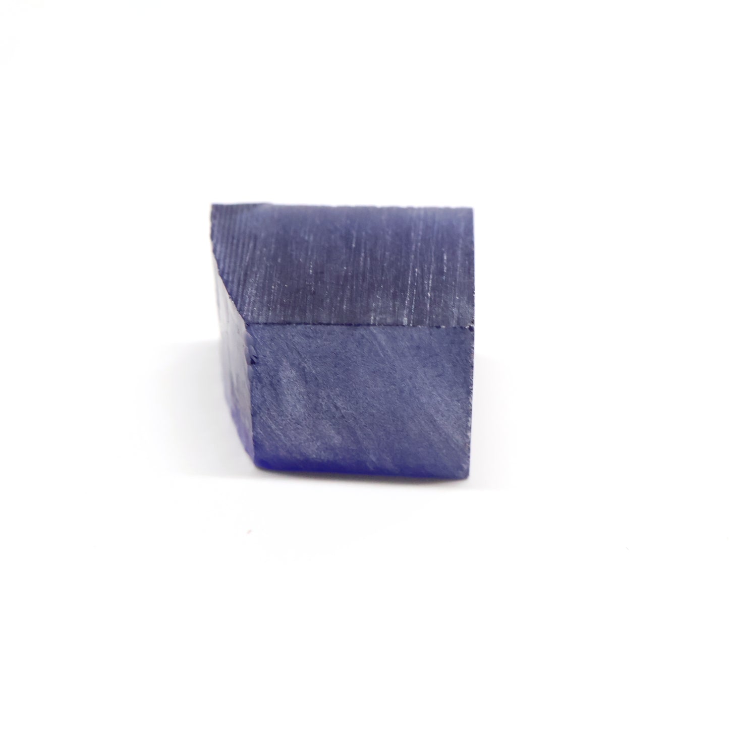 Medium Blue Czochralski Pulled Sapphire - Grade A - Faceting Rough