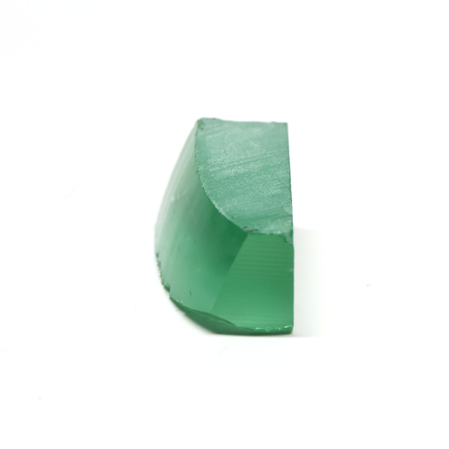Mint Green Czochralski Pulled Sapphire - Grade A - Faceting Rough