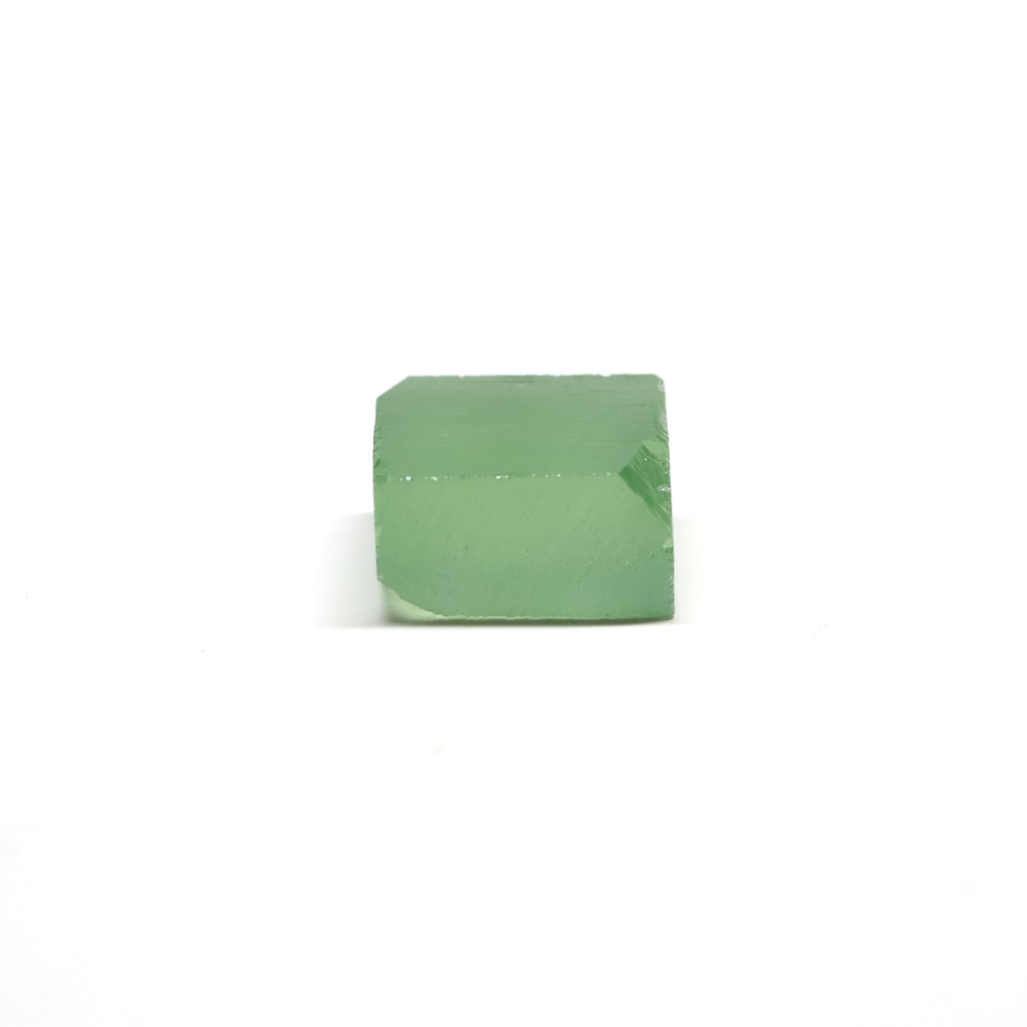 Mint Green Czochralski Pulled Sapphire - Grade A - Faceting Rough
