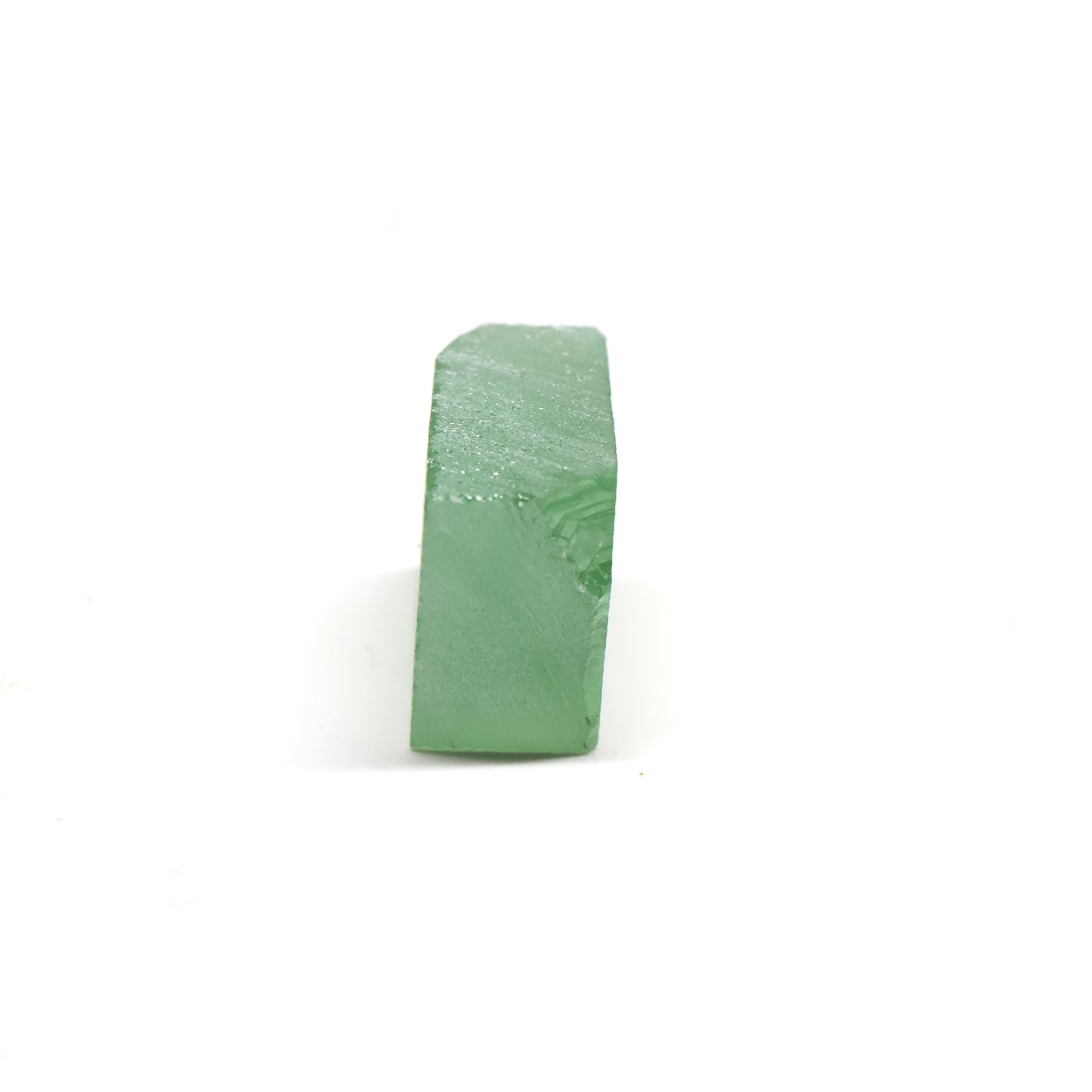 Mint Green Czochralski Pulled Sapphire - Grade A - Faceting Rough