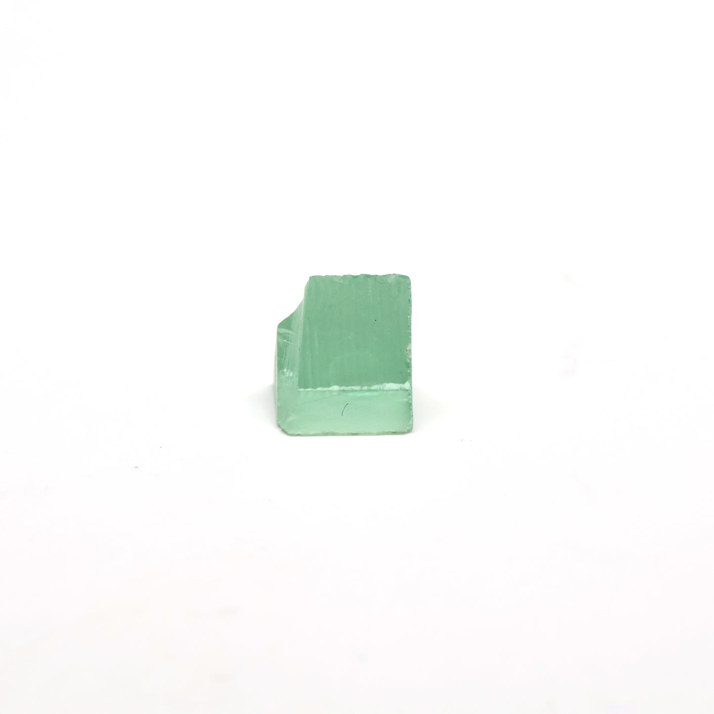 Mint Green Czochralski Pulled Sapphire - Grade A - Faceting Rough