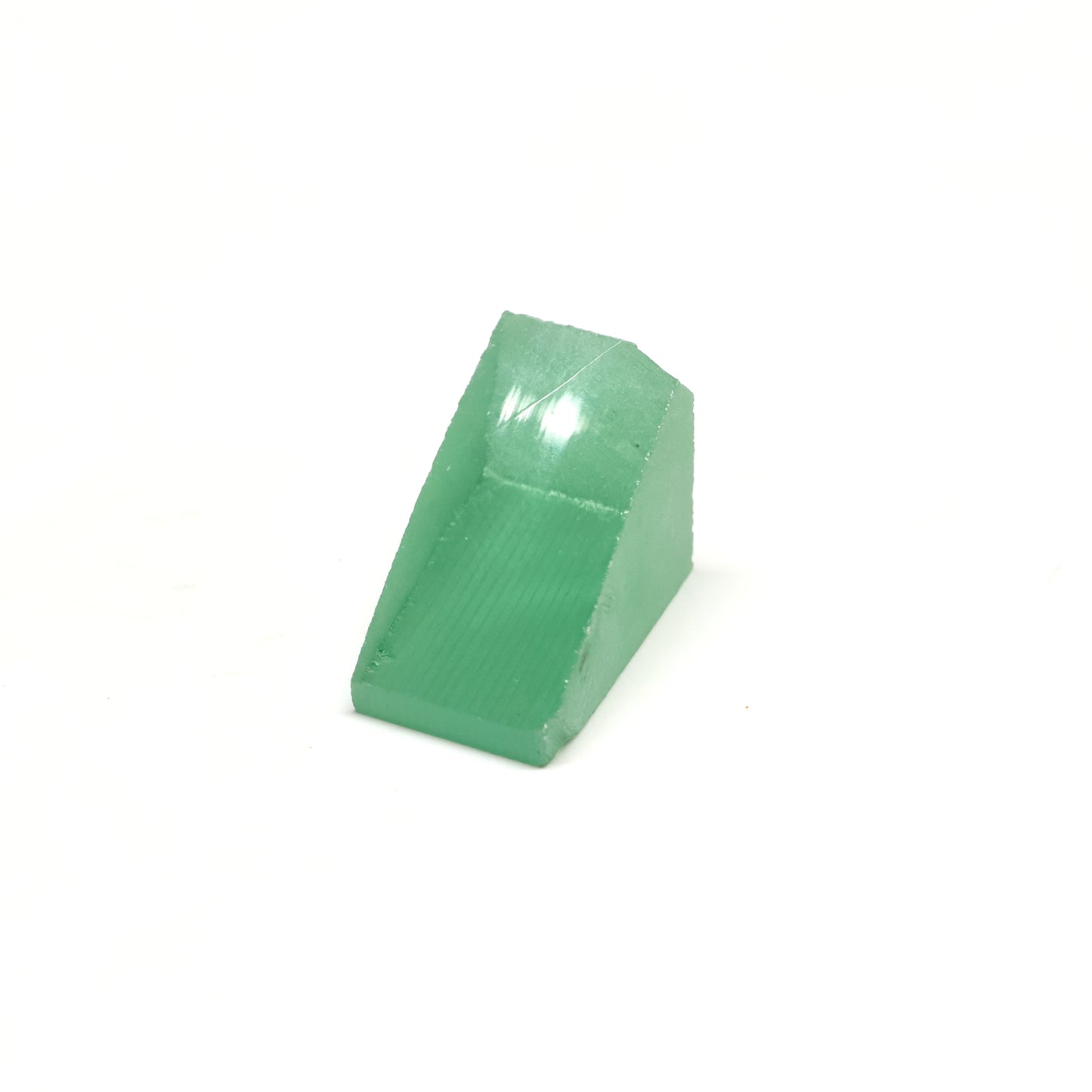 Mint Green Czochralski Pulled Sapphire - Grade A - Faceting Rough
