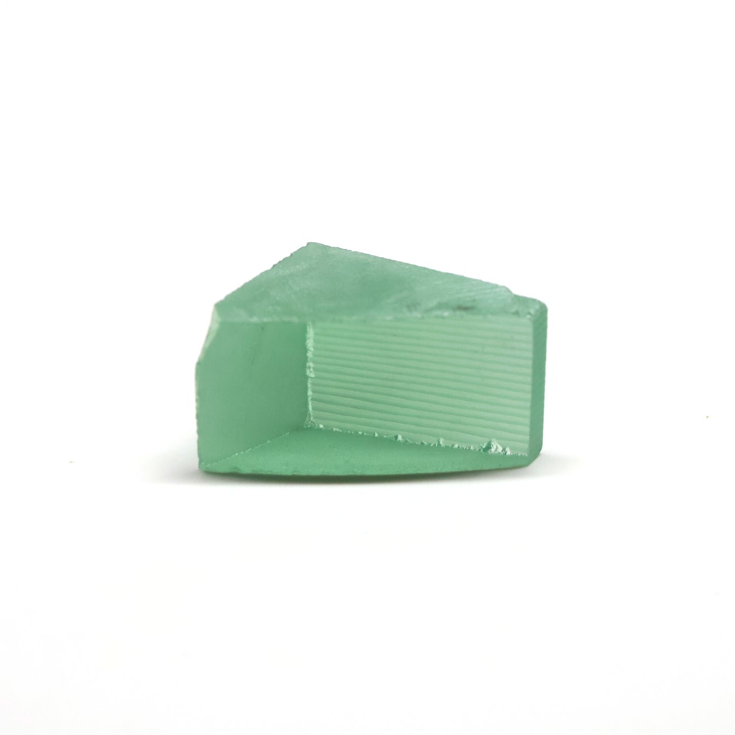Mint Green Czochralski Pulled Sapphire - Grade A - Faceting Rough