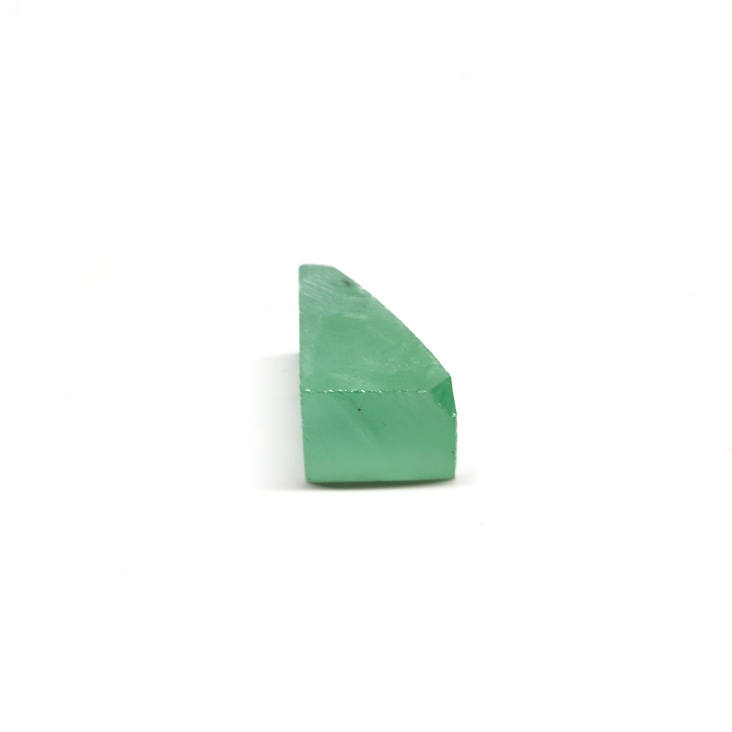 Mint Green Czochralski Pulled Sapphire - Grade A - Faceting Rough