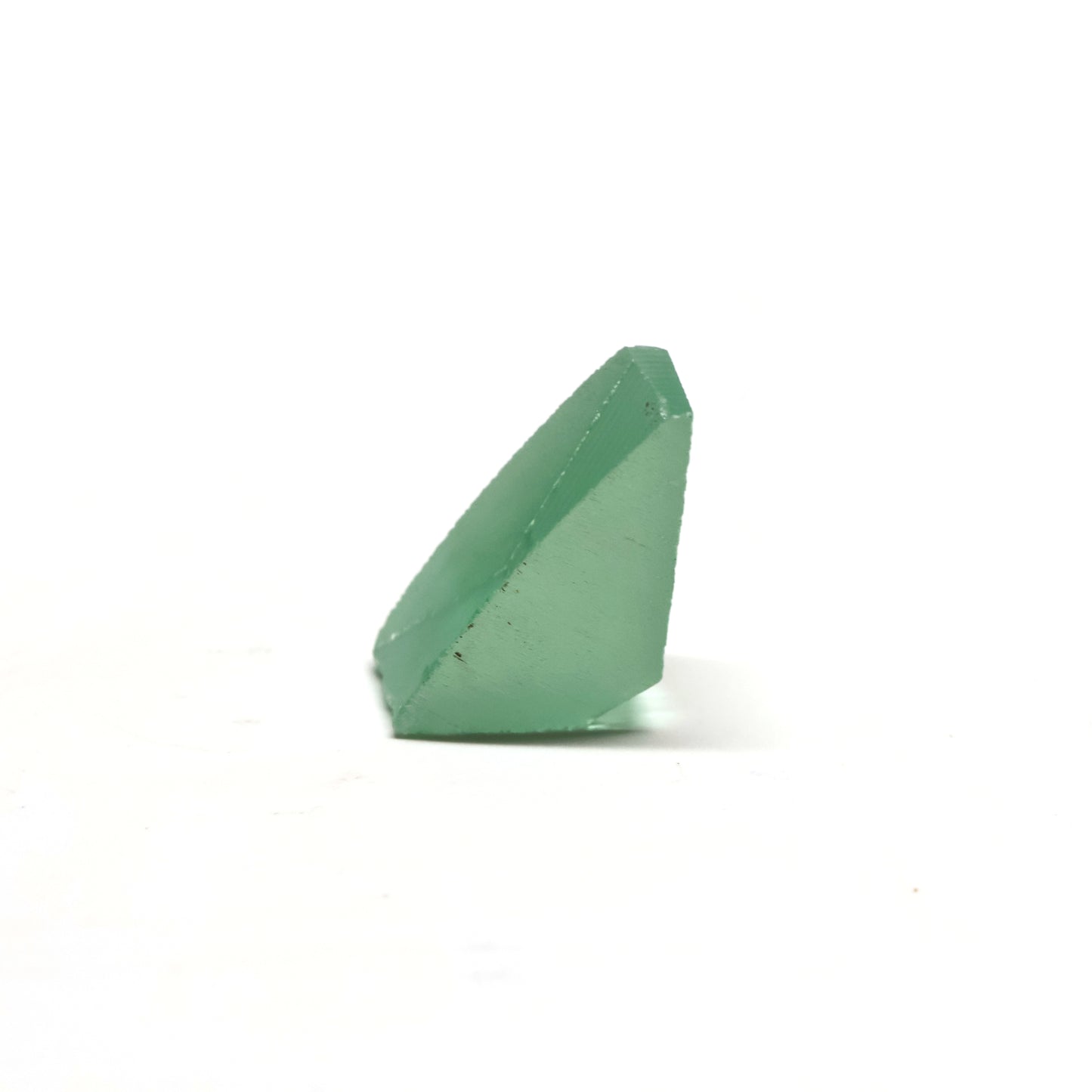 Mint Green Czochralski Pulled Sapphire - Grade A - Faceting Rough