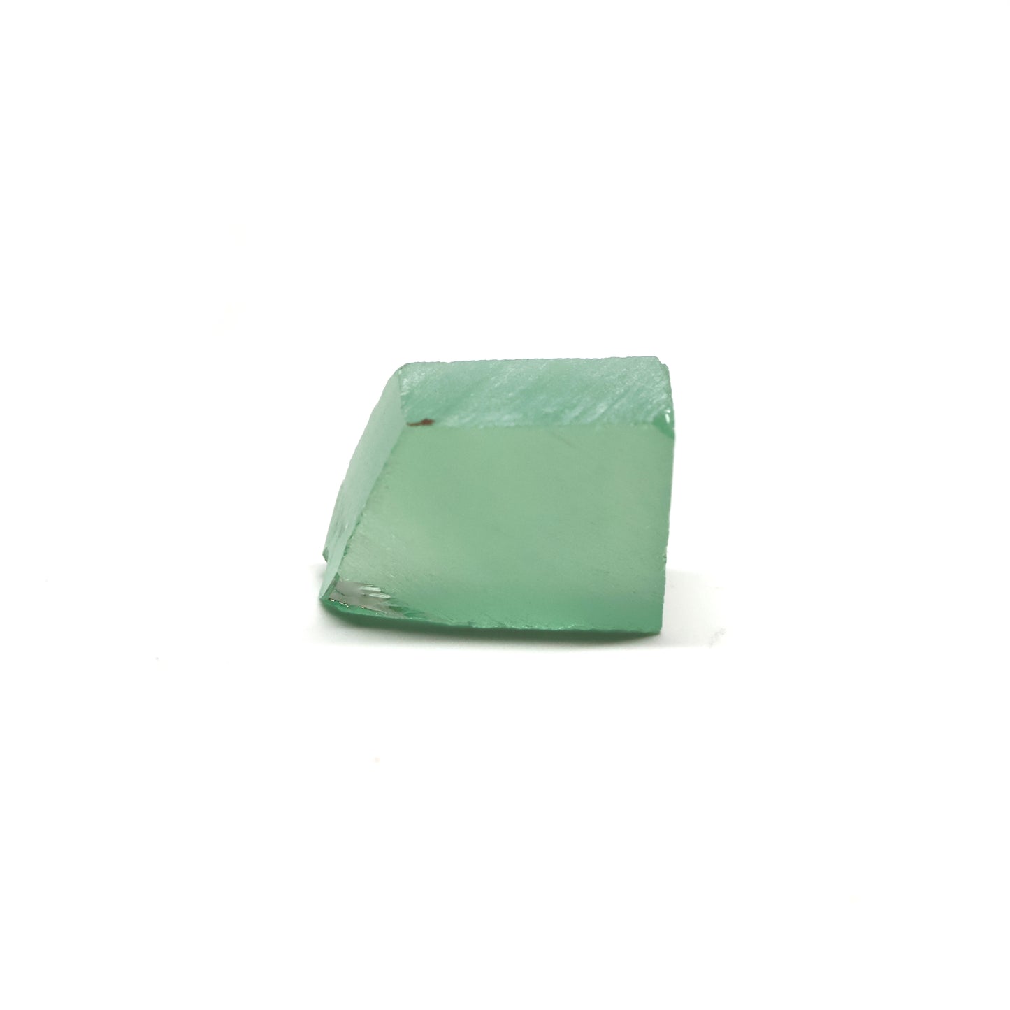 Mint Green Czochralski Pulled Sapphire - Grade A - Faceting Rough