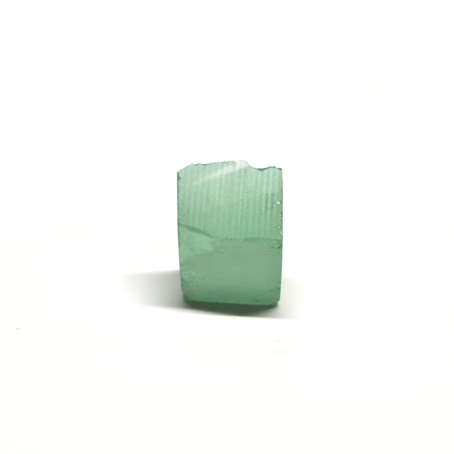 Mint Green Czochralski Pulled Sapphire - Grade A - Faceting Rough