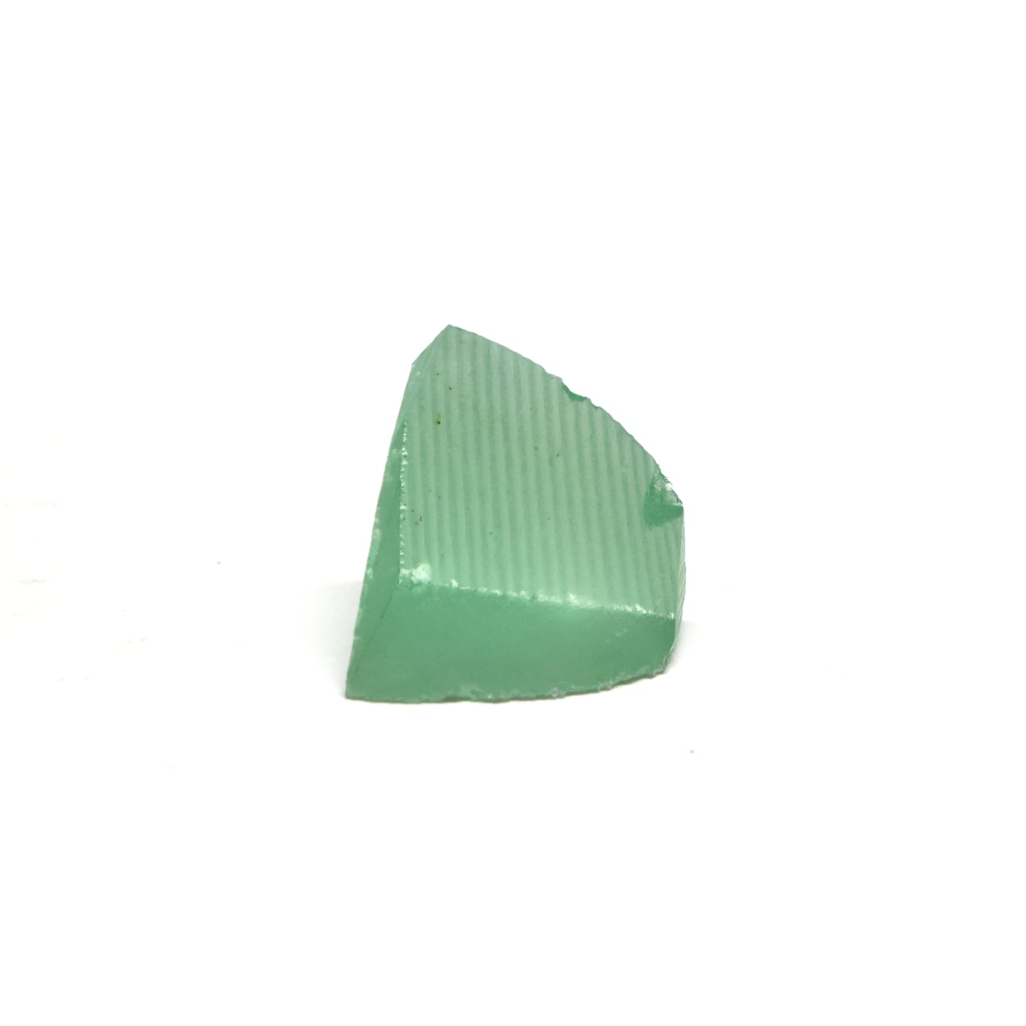 Mint Green Czochralski Pulled Sapphire - Grade A - Faceting Rough