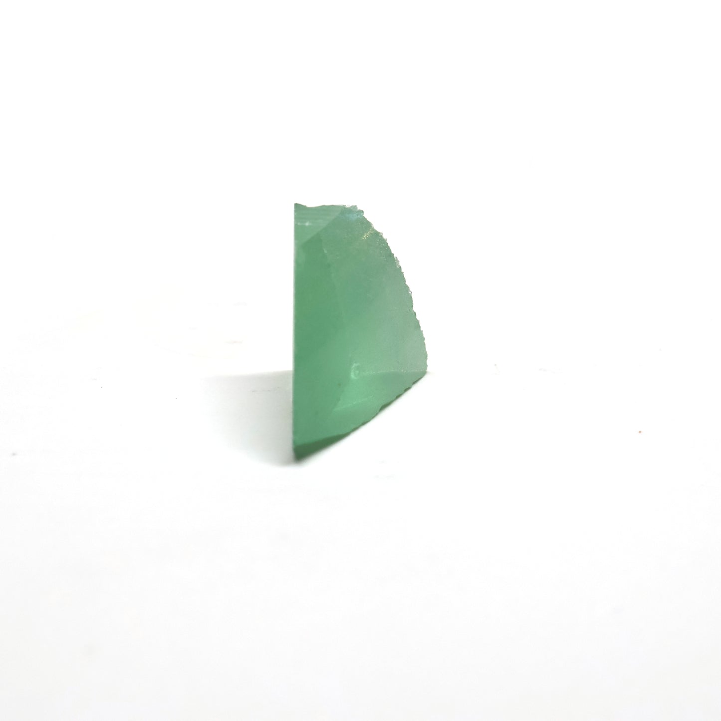 Mint Green Czochralski Pulled Sapphire - Grade A - Faceting Rough