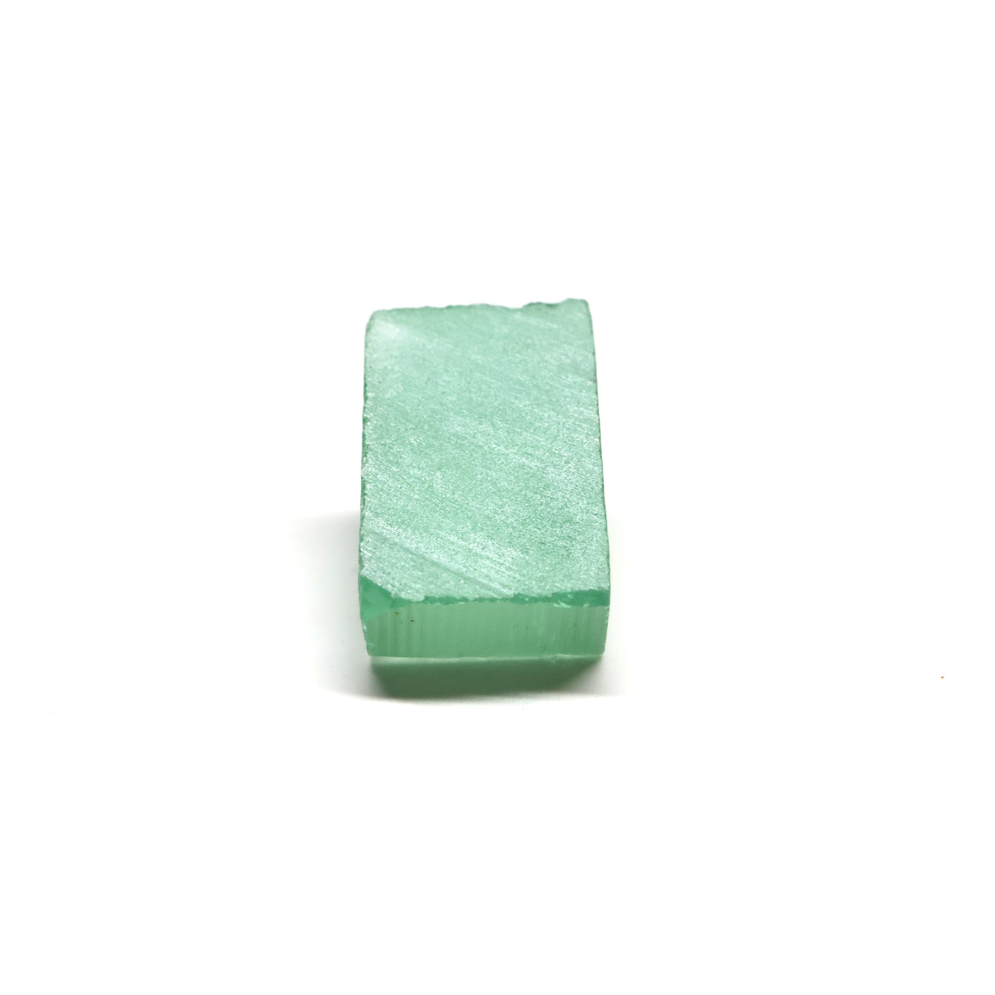 Mint Green Czochralski Pulled Sapphire - Grade A - Faceting Rough