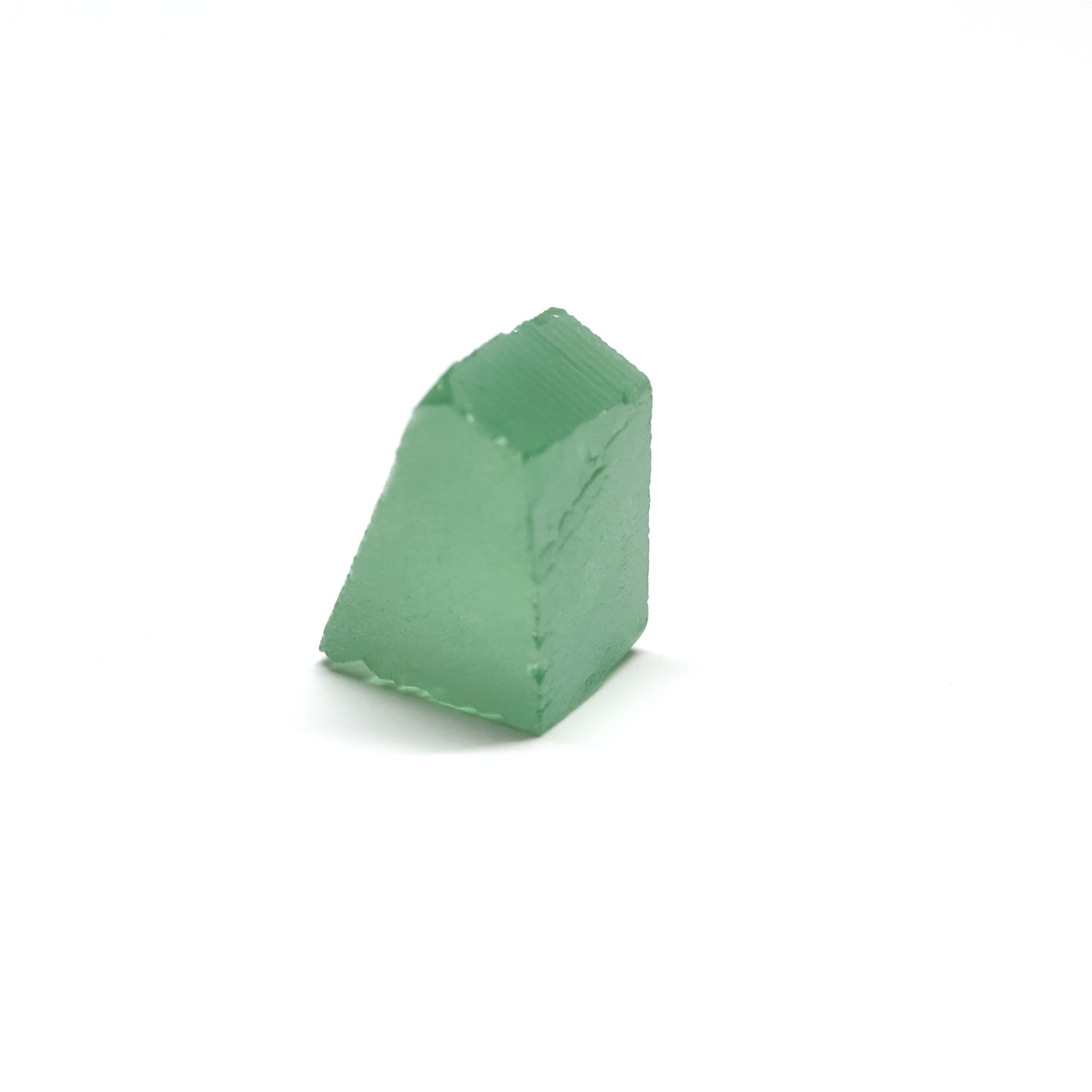 Mint Green Czochralski Pulled Sapphire - Grade A - Faceting Rough