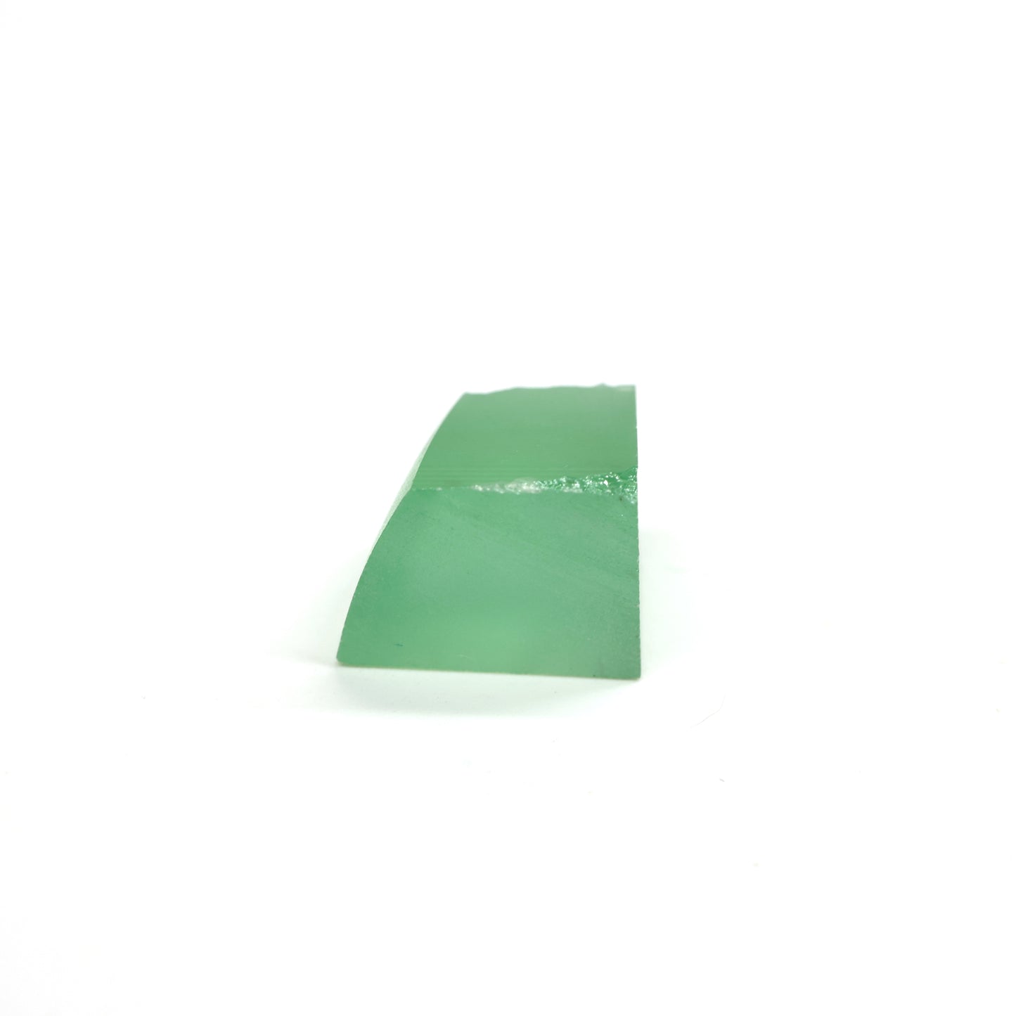 Mint Green Czochralski Pulled Sapphire - Grade A - Faceting Rough