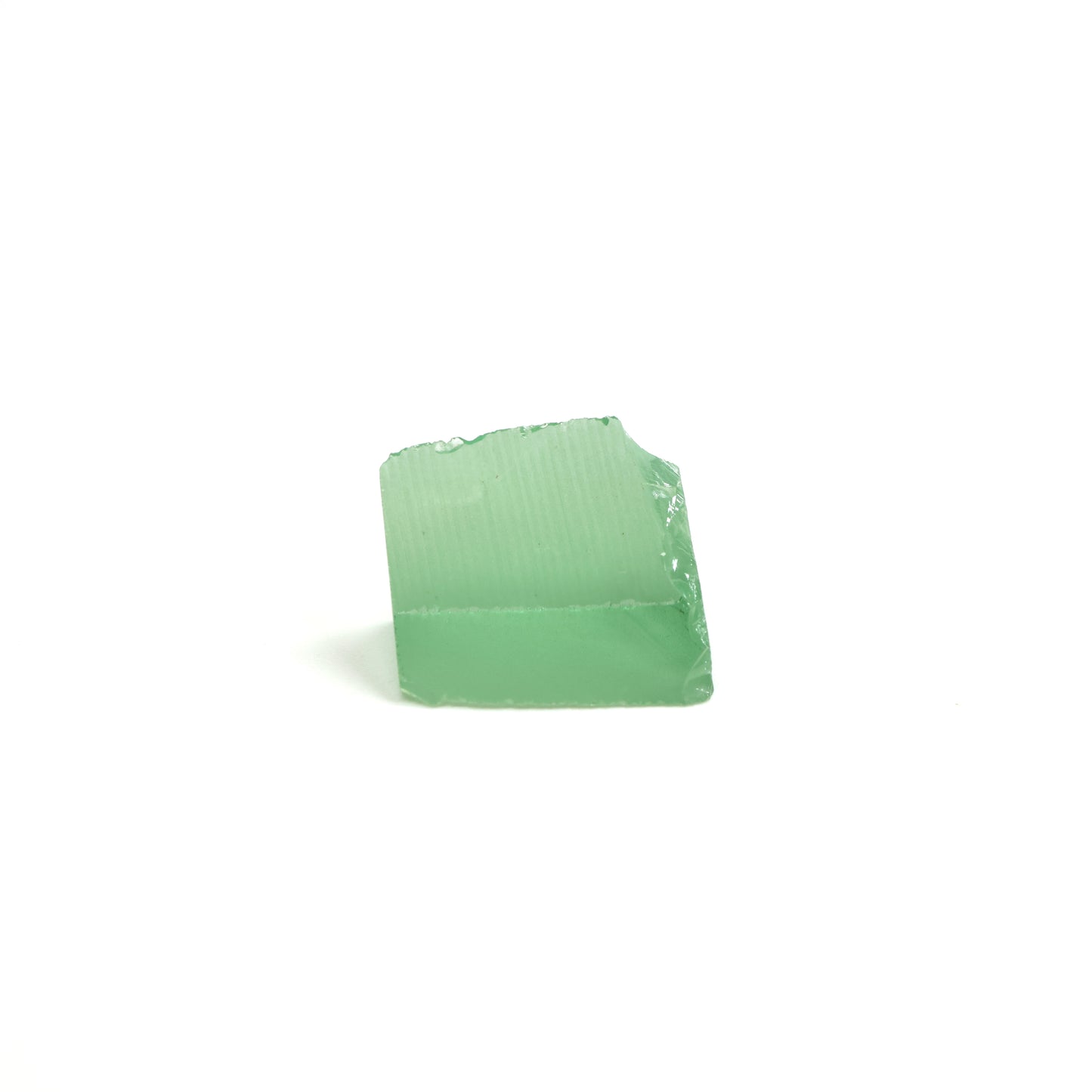 Mint Green Czochralski Pulled Sapphire - Grade A - Faceting Rough