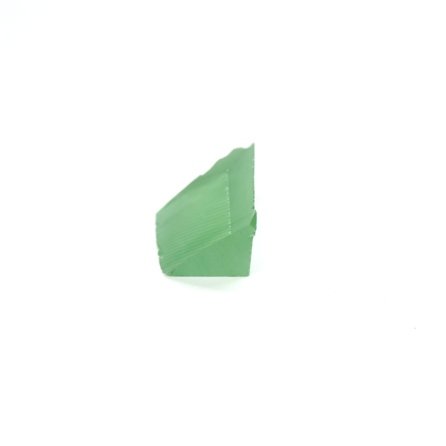 Mint Green Czochralski Pulled Sapphire - Grade A - Faceting Rough