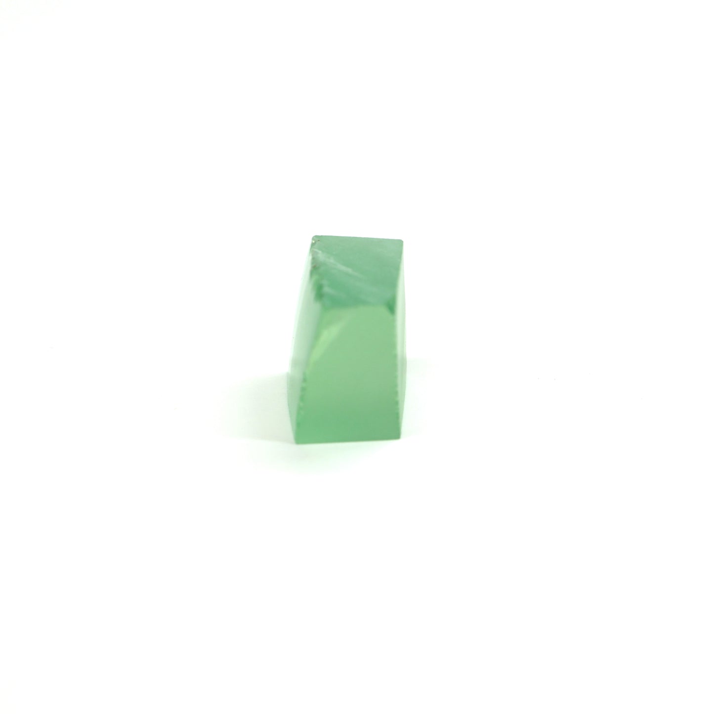 Mint Green Czochralski Pulled Sapphire - Grade A - Faceting Rough