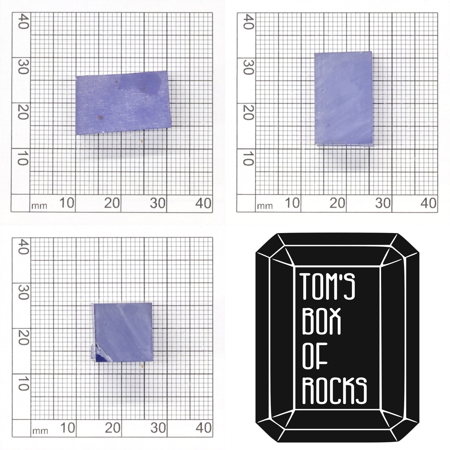 Light Blue Czochralski Pulled Sapphire - Grade A - Faceting Rough