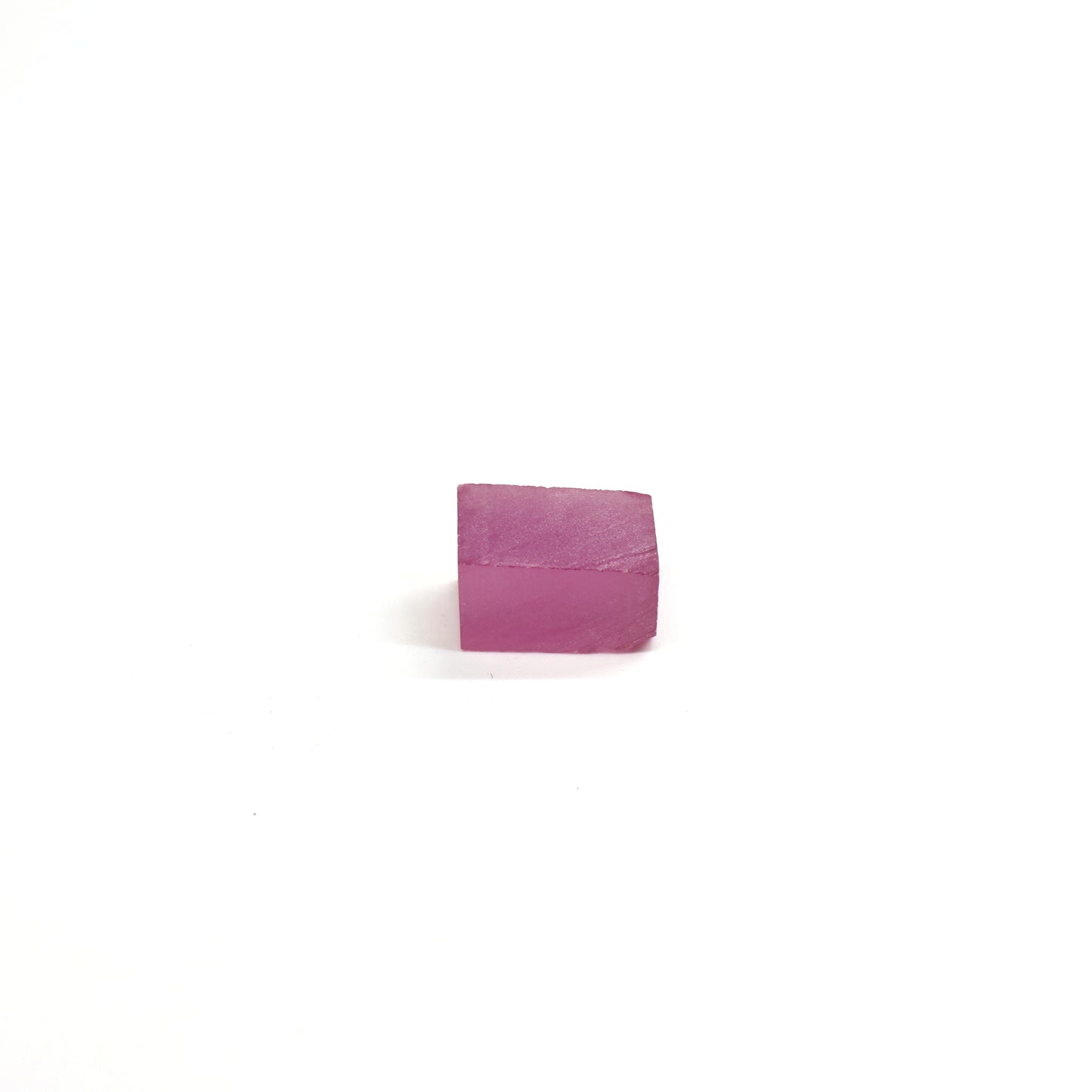 Vivid Pink Czochralski Pulled Sapphire - Grade A - Faceting Rough