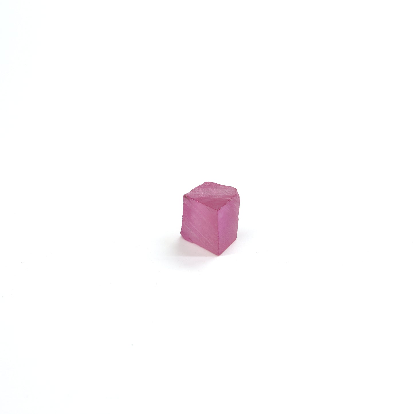 Vivid Pink Czochralski Pulled Sapphire - Grade A - Faceting Rough