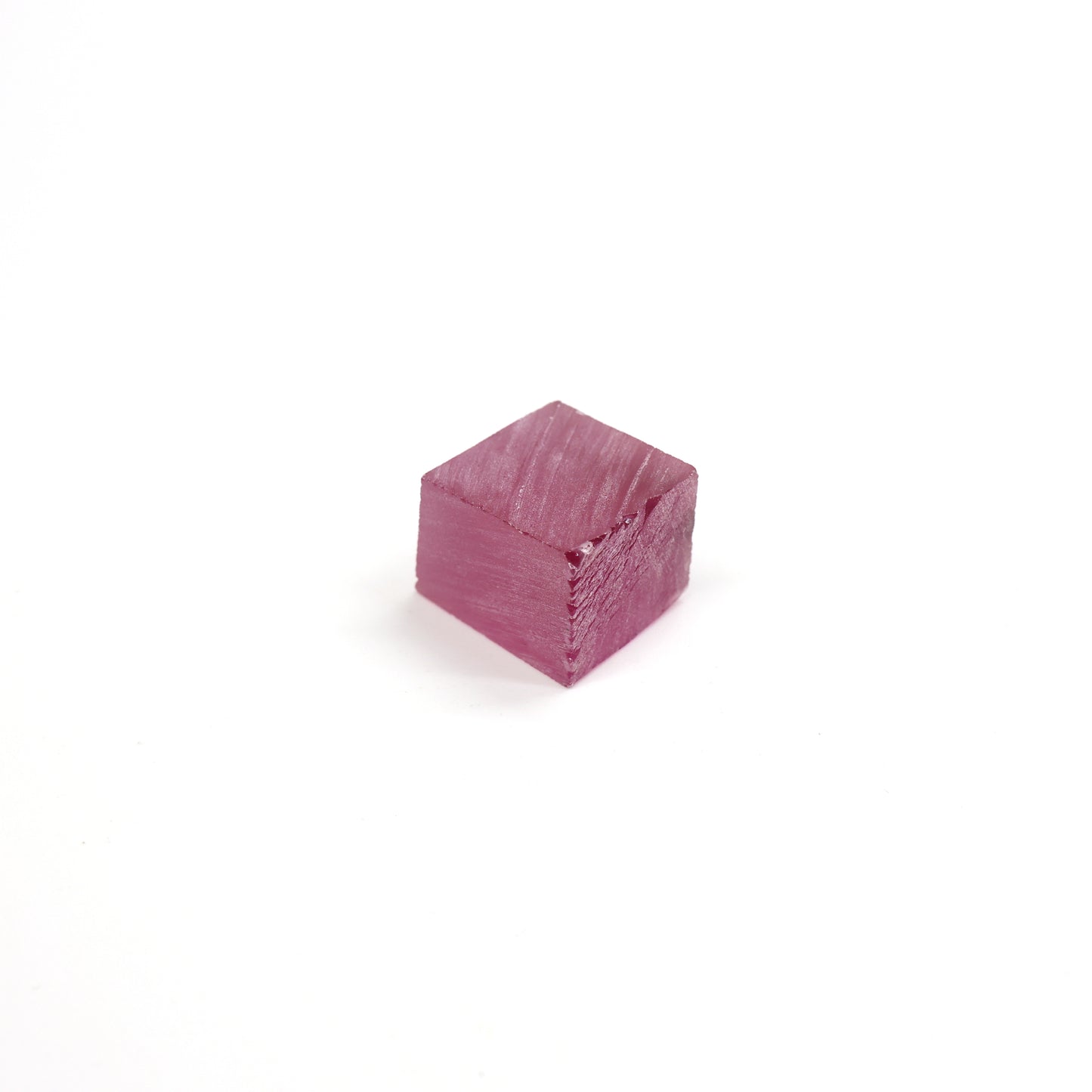 Vivid Pink Czochralski Pulled Sapphire - Grade A - Faceting Rough
