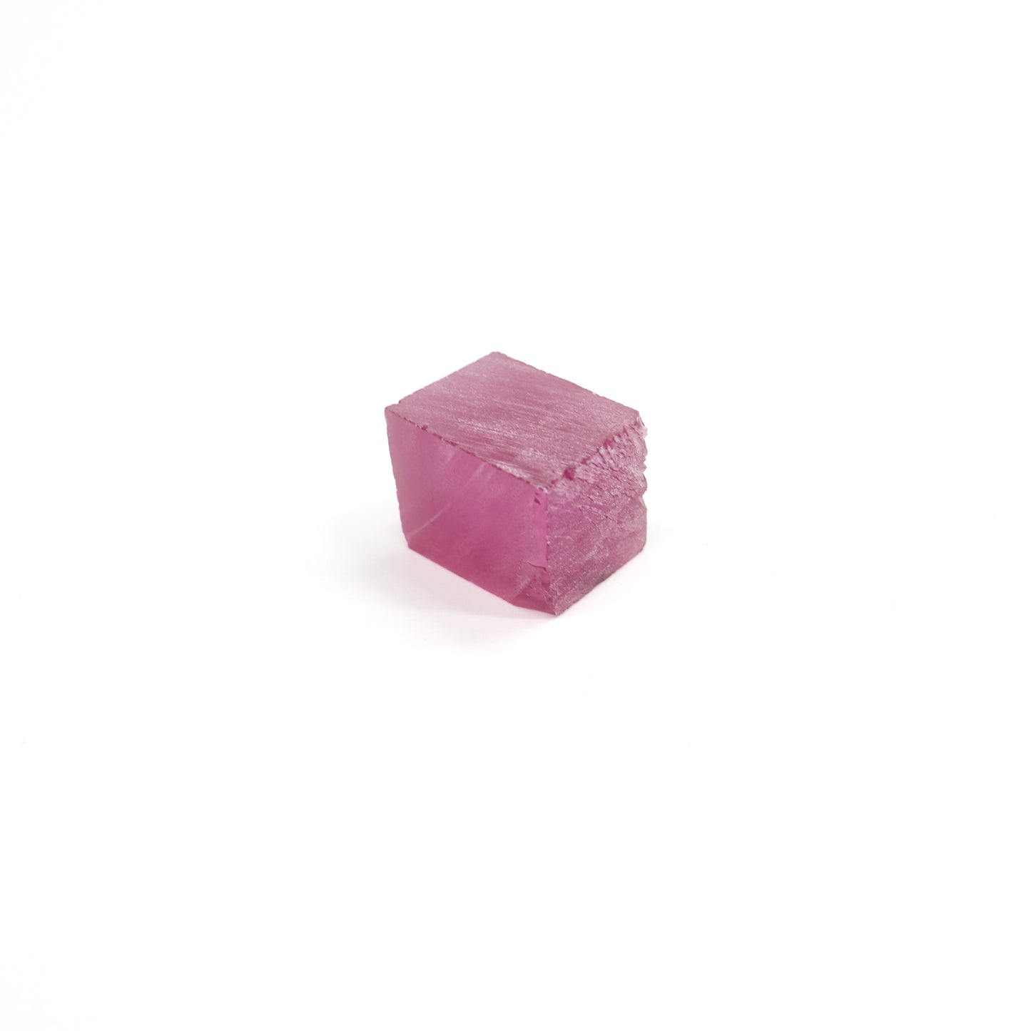 Vivid Pink Czochralski Pulled Sapphire - Grade A - Faceting Rough