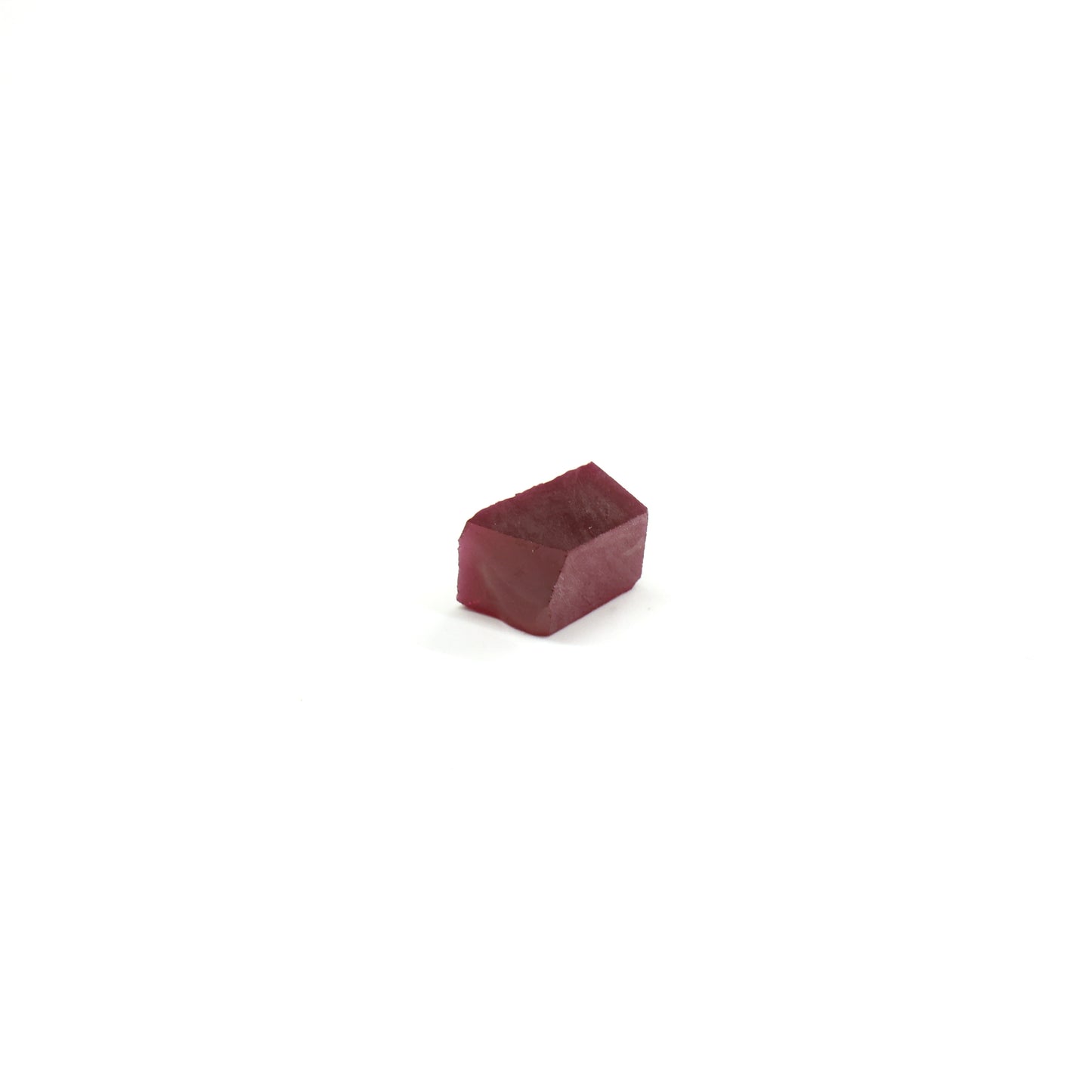 Pigeon Blood Red Czochralski Pulled Ruby - Grade A - Faceting Rough