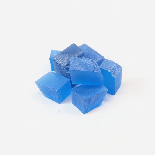 Electric Blue Topaz colored YAG Faceting Rough for Gem Cutting : #BEGIN