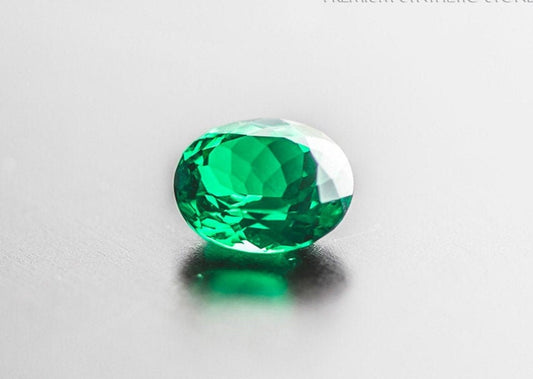 Nanosital Simulated Emerald Lab Created Faceting Rough for Gem Cutting - #0/2 - Various Sizes : #BEGIN