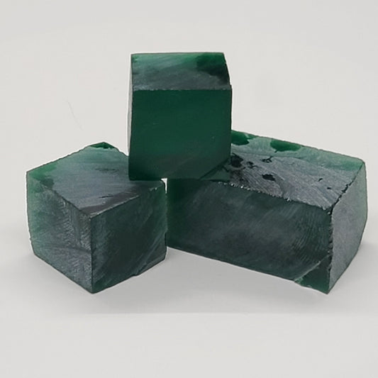 Nanosital Simulated Emerald Lab Created Faceting Rough for Gem Cutting - #0/2 - Various Sizes : #BEGIN