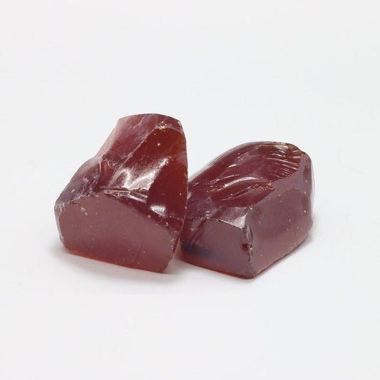 Nanosital Simulated Fire Opal Lab Created Faceting Rough for Gem Cutting - #007/1 - Various Sizes : #BEGIN