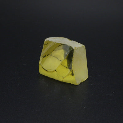 Nanosital Simulated Canary Yellow Citrine Lab Created Faceting Rough for Gem Cutting - #10 - Various Sizes : #BEGIN