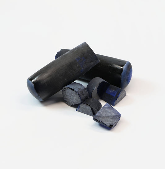 Burma Dark Blue #113 Lab Created Spinel Faceting Rough : #BEGIN