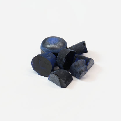 Burma Dark Blue #113 Lab Created Spinel Faceting Rough : #BEGIN