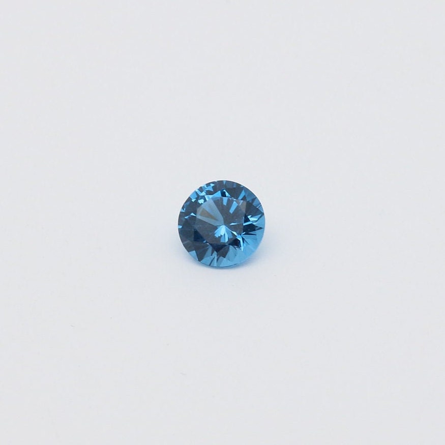 Dark Blue #119 Lab Created Spinel Faceting Rough for Gem Cutting - Various Sizes : #BEGIN