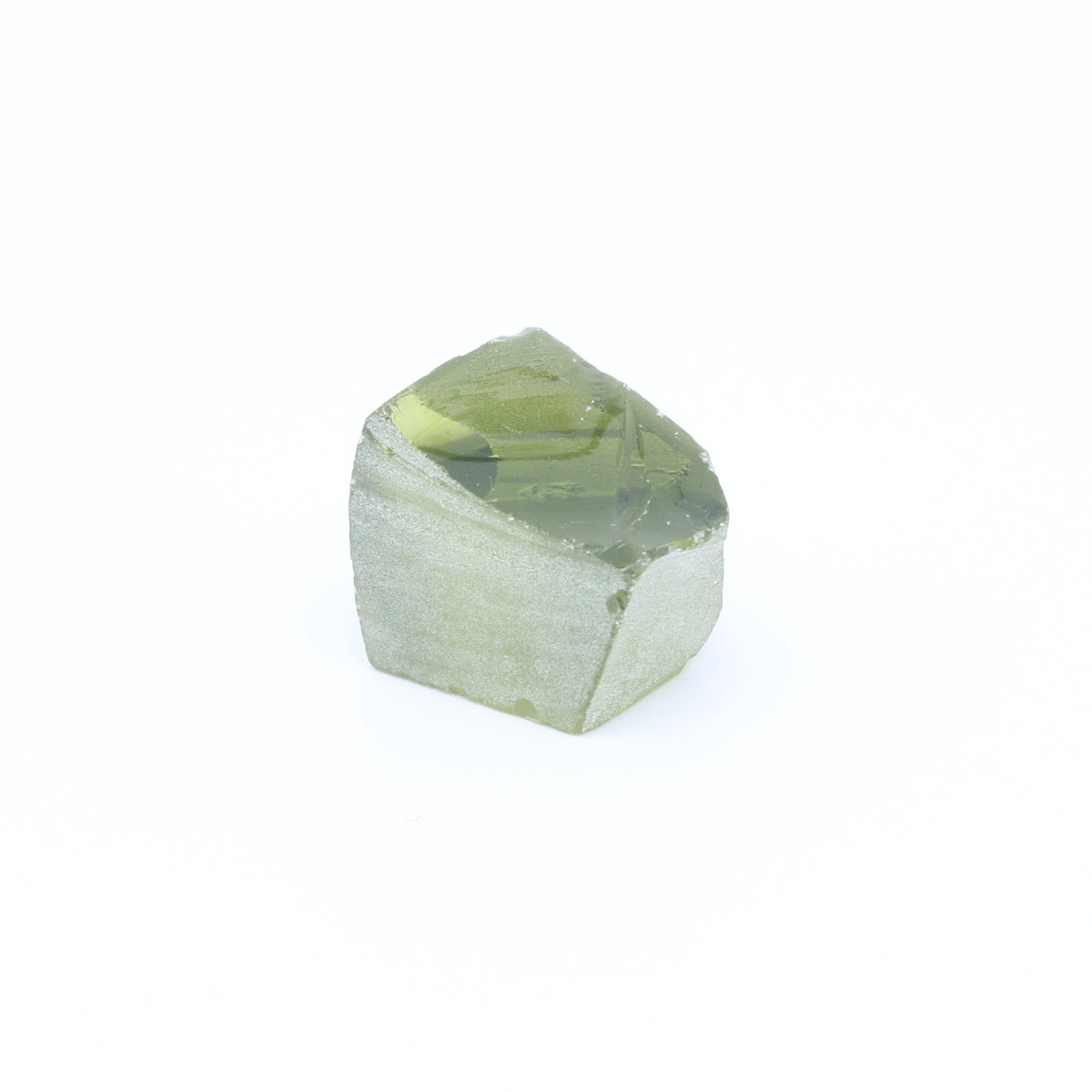 Nanosital Simulated Peridot Lab Created Faceting Rough for Gem Cutting - #14/2 - Various Sizes : #BEGIN