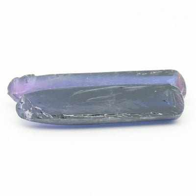 Djeva Purple Kunzite #61 Lab Created Corundum Sapphire Faceting Rough for Gem Cutting - DISCONTINUED - Various Sizes - Split Boule : #BEGIN