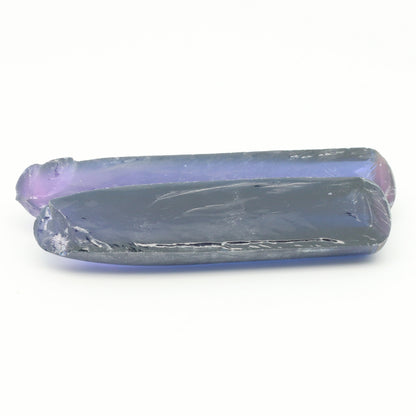 Djeva Purple Kunzite #61 Lab Created Corundum Sapphire Faceting Rough for Gem Cutting - DISCONTINUED - Various Sizes - Split Boule : #BEGIN
