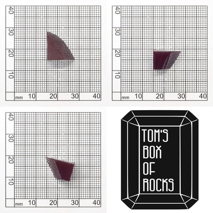 Synthetic Alexandrite Gemstone Rough - Red