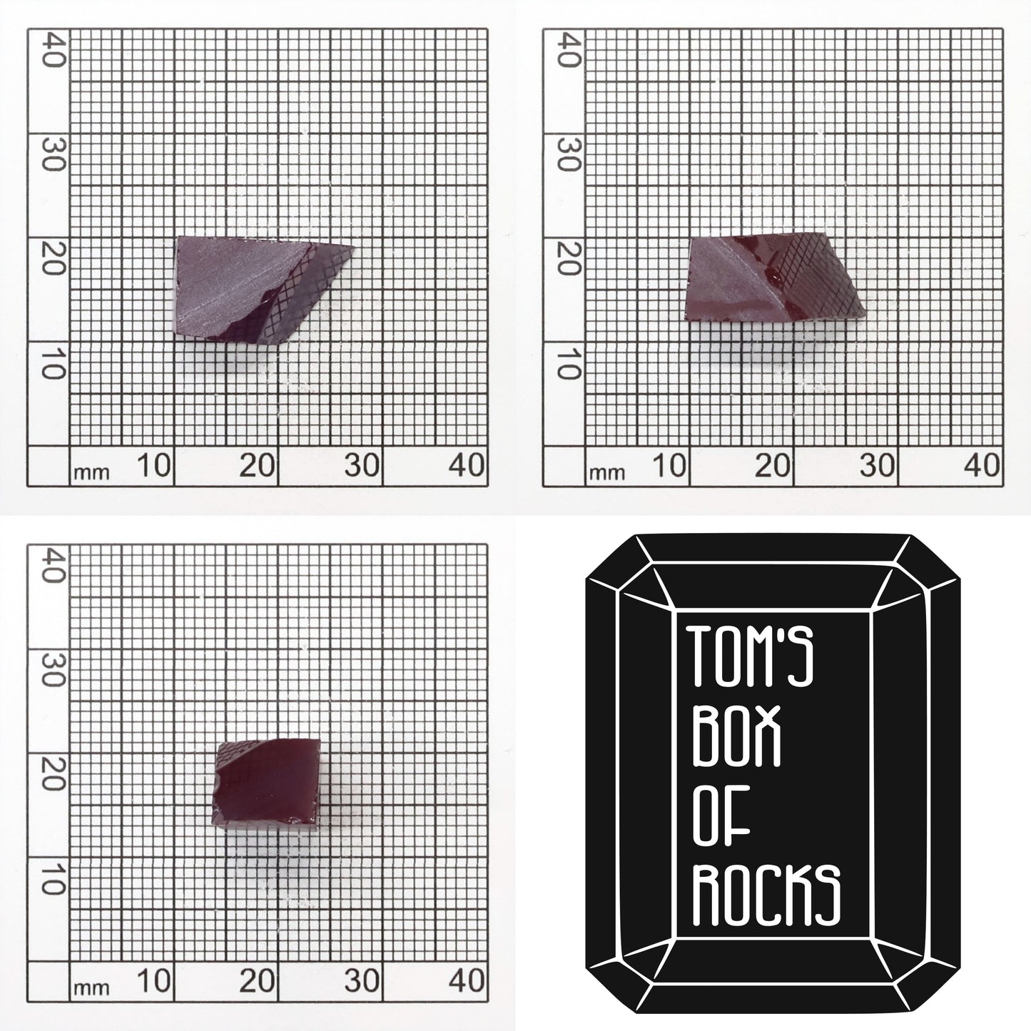 Synthetic Alexandrite Gemstone Rough - Red