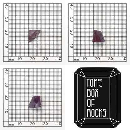 Synthetic Alexandrite Gemstone Rough - Red