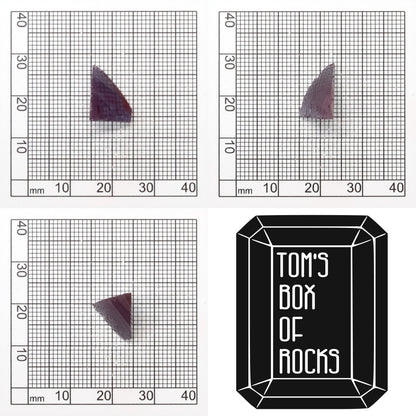 Synthetic Alexandrite Gemstone Rough - Red