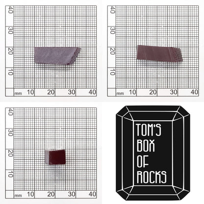 Synthetic Alexandrite Gemstone Rough - Red