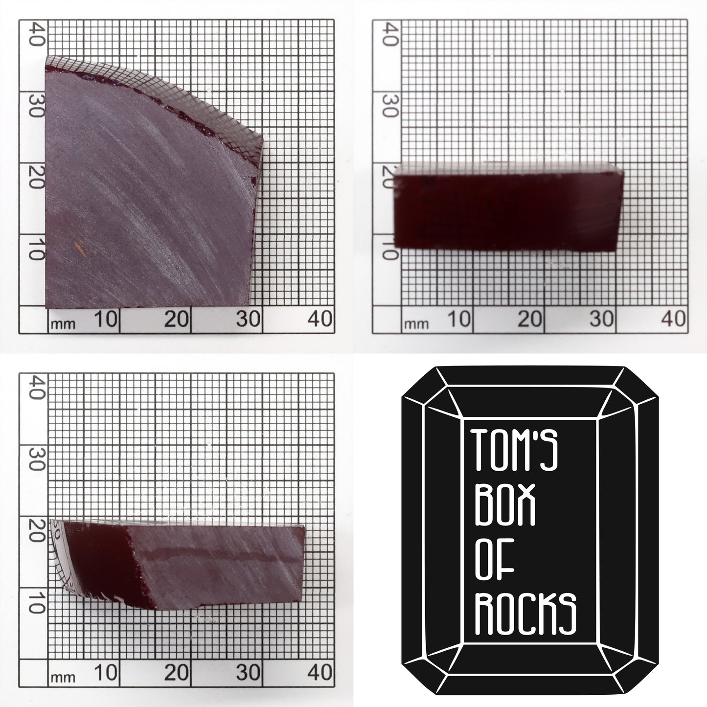 Synthetic Alexandrite Gemstone Rough - Red