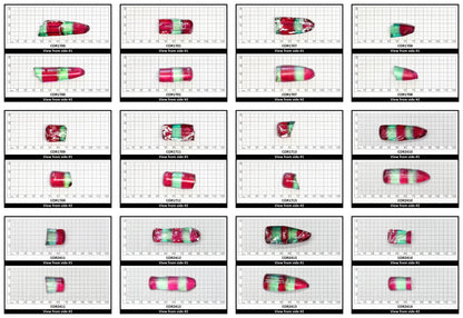 Pink/Green Tourmaline Bi-Color Lab Created Corundum Sapphire Faceting Rough for Gem Cutting - Various Sizes - Split Boule