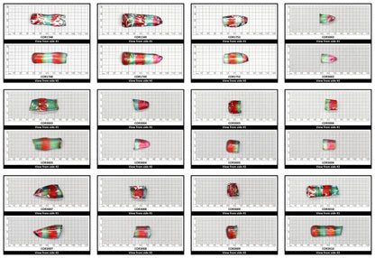 Padparadscha/Paraiba Bi-Color Lab Created Corundum Sapphire Faceting Rough for Gem Cutting - Various Sizes - Split Boule
