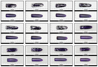 Purple Kunzite #60 Lab Created Corundum Sapphire Faceting Rough for Gem Cutting - Various Sizes - Split Boule