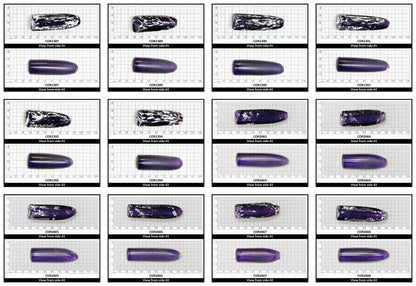 Purple Kunzite #60 Lab Created Corundum Sapphire Faceting Rough for Gem Cutting - Various Sizes - Split Boule